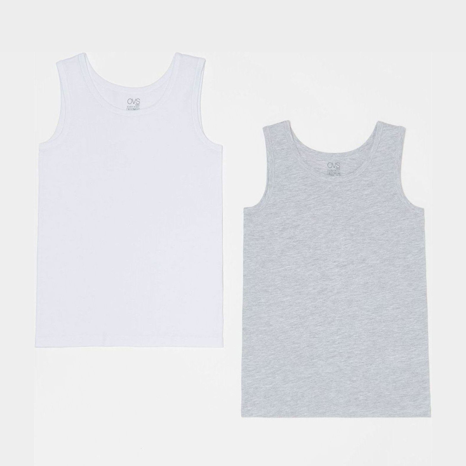 

Майка OVS 1109650 158 см 2 шт White/Grey