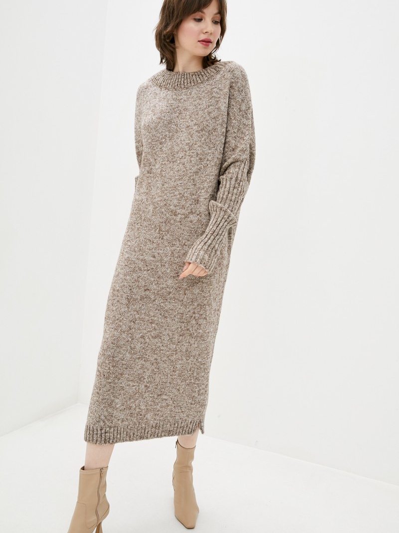 

Платье Sewel PW578540000 One Size Бежевое меланж