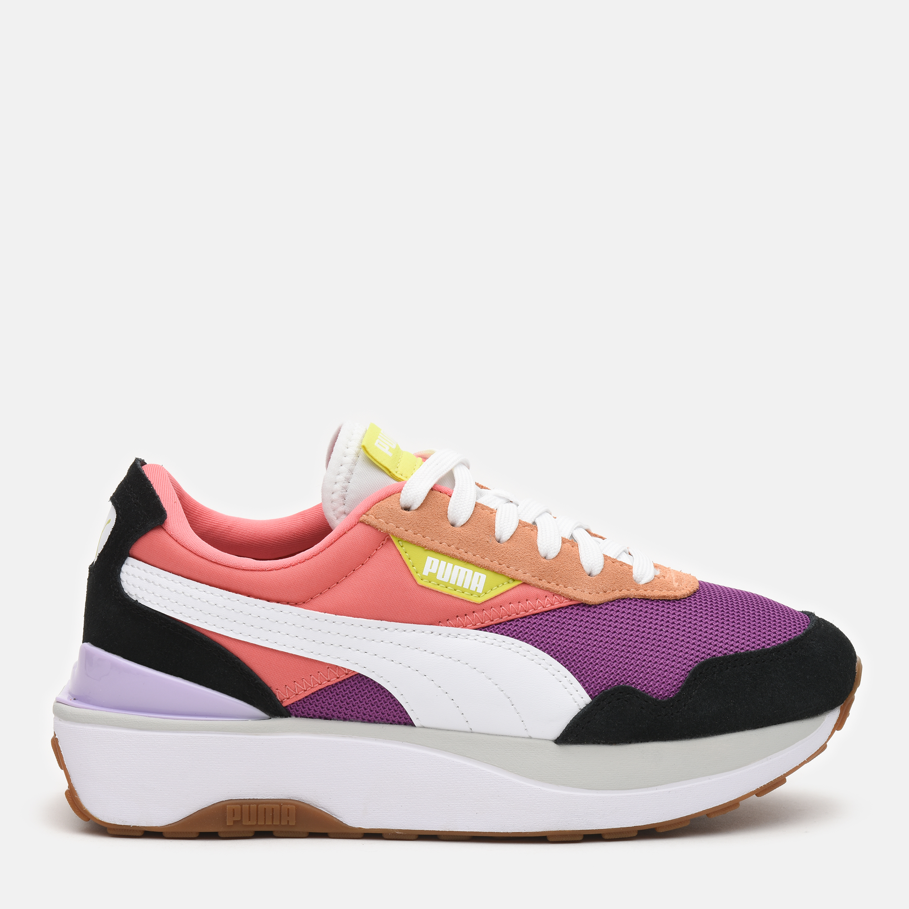 

Кроссовки Puma Cruise Rider Silk Road Wn S 37507205 37 (4) 23 см Black-White-Nrgy Yellow