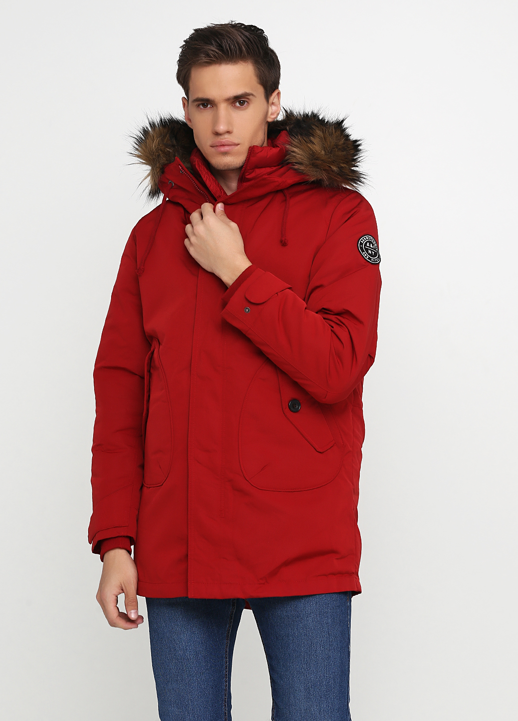 

Парка Abercrombie & Fitch AF5412M S Красный