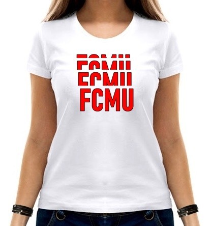 

Футболка женская FCMU  белая, Футболка женская FCMU M белая