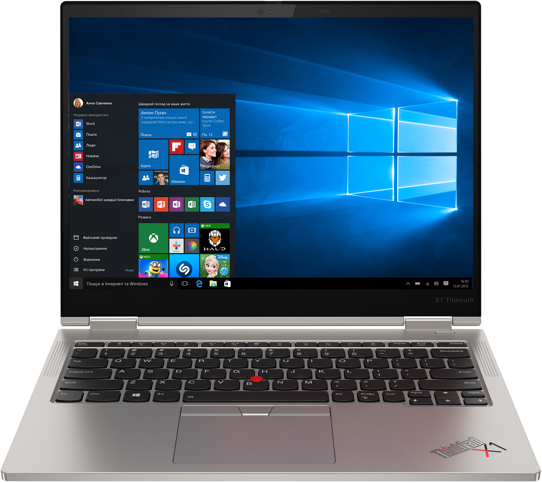 

Ноутбук Lenovo ThinkPad X1 Titanium Yoga Gen 1 (20QA001VRT)