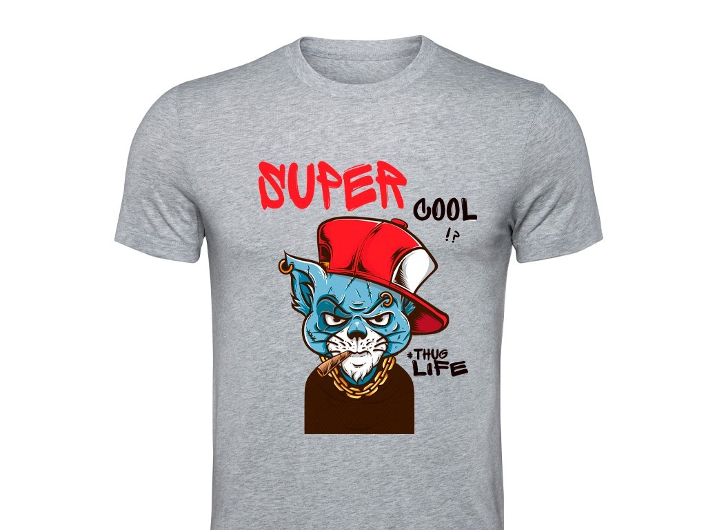 

Футболка чоловіча Файнатекс "COOL CAT" Меланж XXL/54