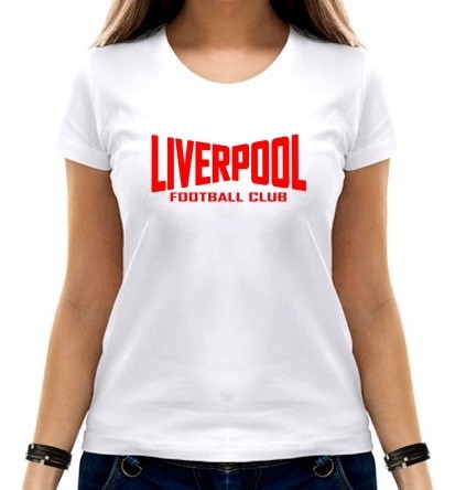 

Футболка женская FC Liverpool  белая, Футболка женская FC Liverpool 2XL белая
