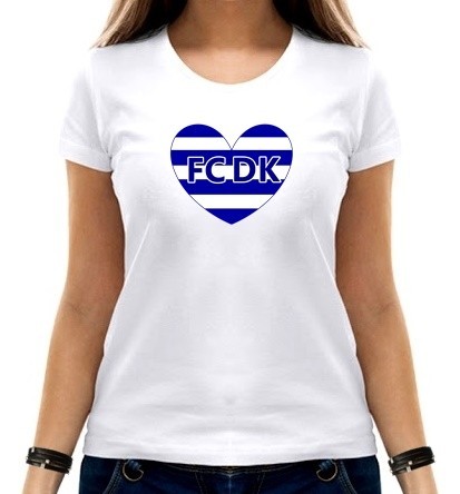 

Футболка женская FCDK сердце  белая, Футболка женская FCDK сердце L белая