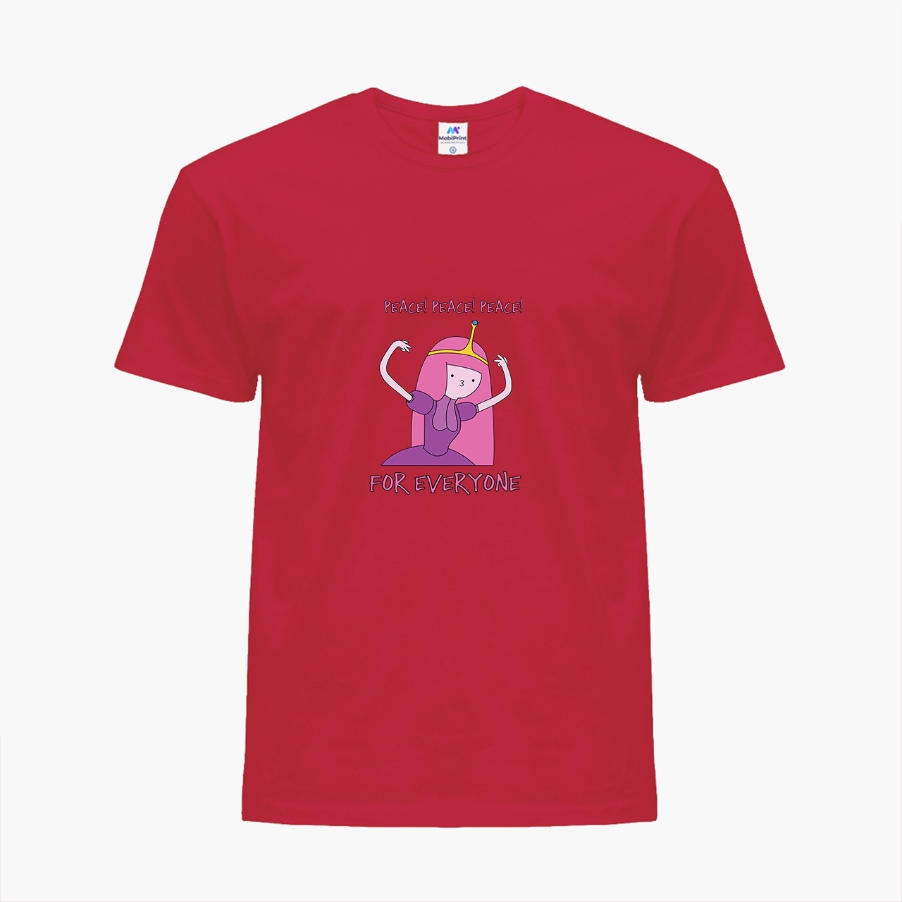 

Детская футболка Время приключений Принцесса пупырка (Adventure Time Lumpy Space Princess) (25186-1576) 134-140 см Хлопок Красный