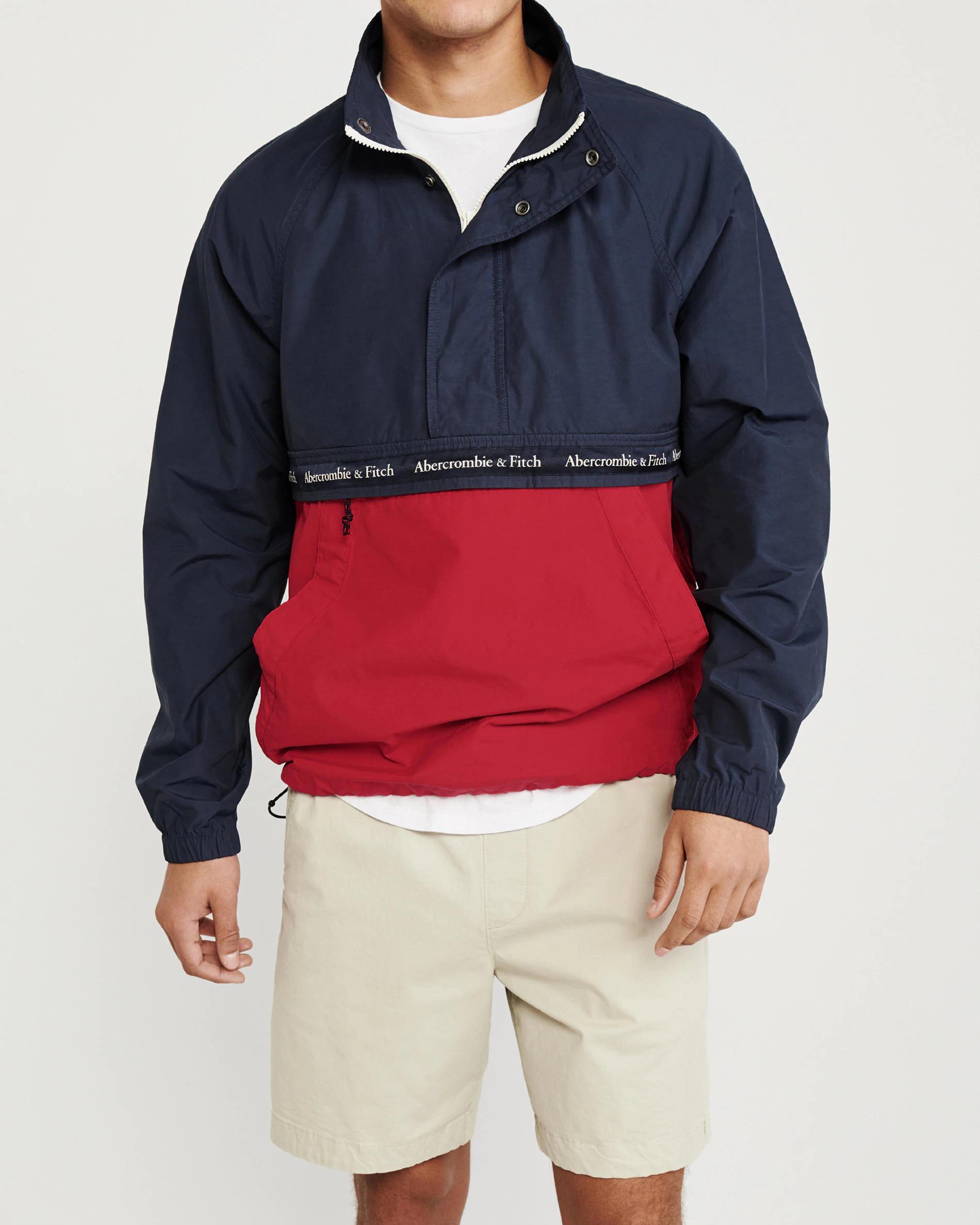 

Ветровка мужская - ветровка Abercrombie & Fitch AF5748M M Темно-синий