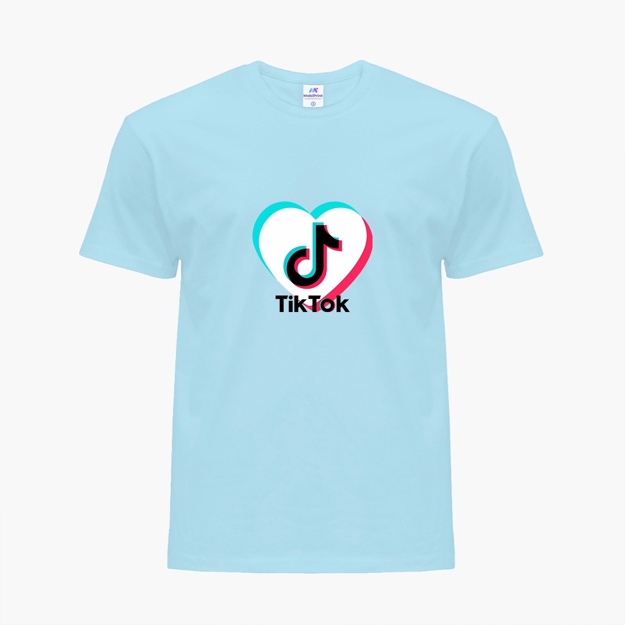 

Детская футболка ТикТок (TikTok) (25186-1941) 122-128 см Хлопок Голубой