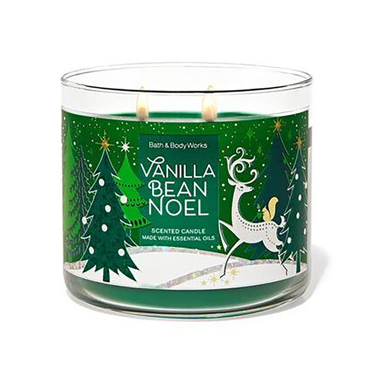 

Свеча ароматизированная VANILLA BEAN NOEL Bath & Body Works BBW0008W 411 г Зелёный