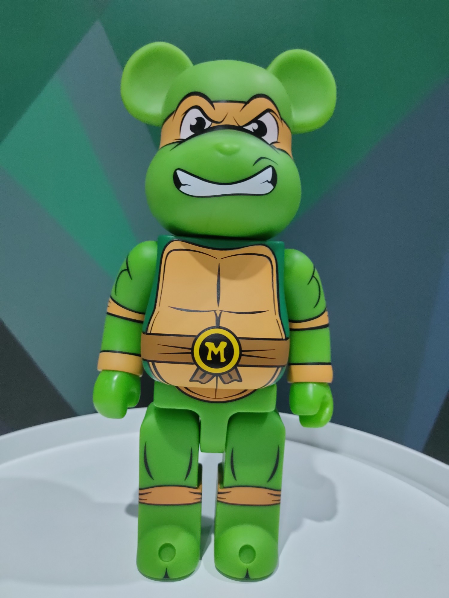 

Дизайнерская игровая фигура Беабрик Bearbrick Michelangelo 400% 28 см (114)