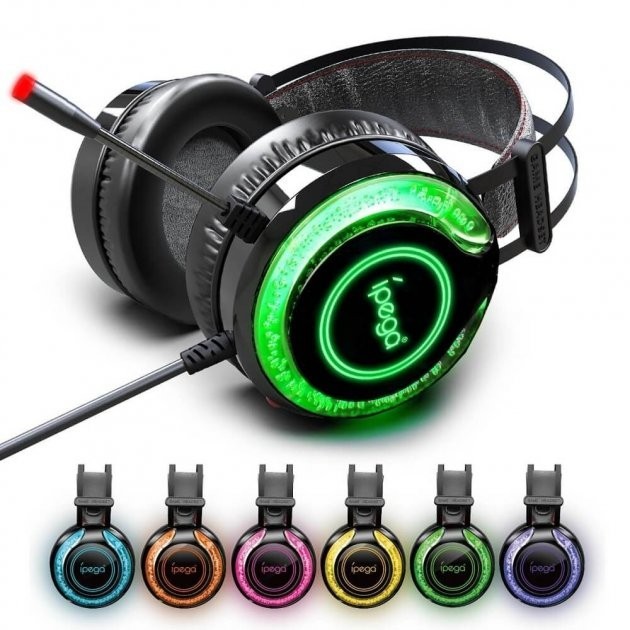 

Игровая Гарнитура iPega Game Headset с подсветкой RGB для Xbox/ПК/PS4