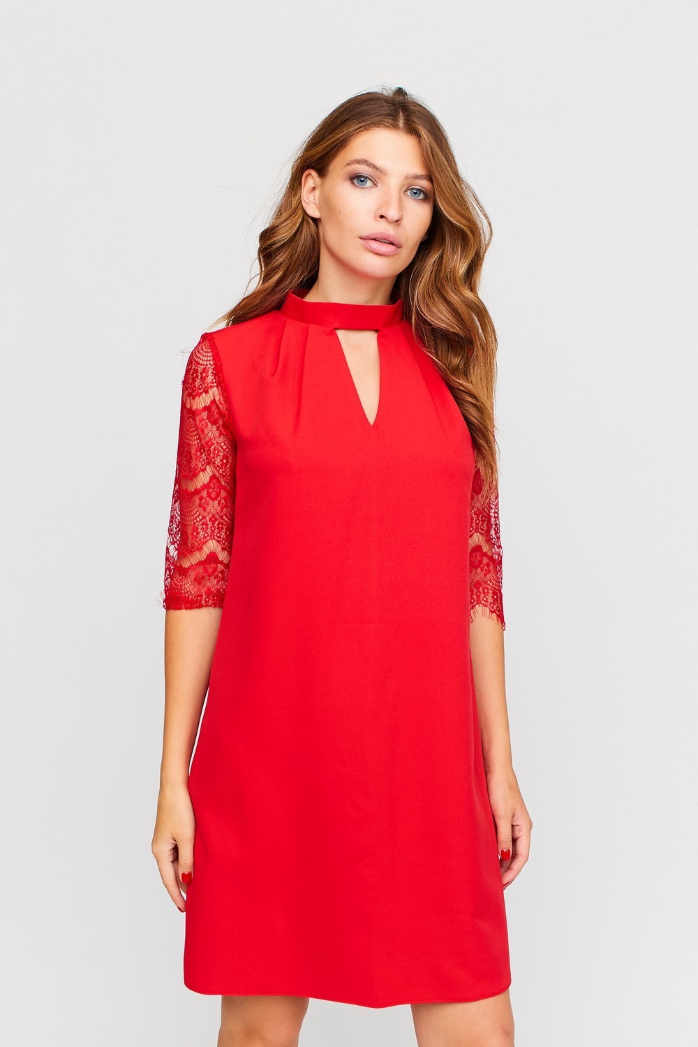 

Изысканное вечернее платье Karree Kristen S Красный (5245)