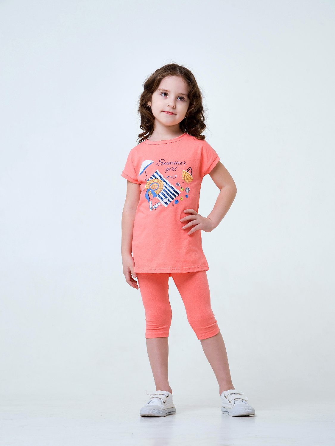 

Лосины легинсы Smil 122 Нежный коралл 115409