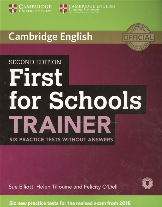 

First for Schools Trainer Six Practice Tests without Answers