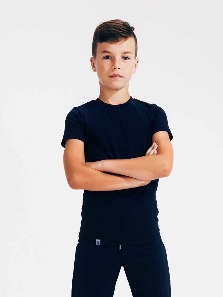 

Футболка к.р. Smil 158 Т.синий 110544