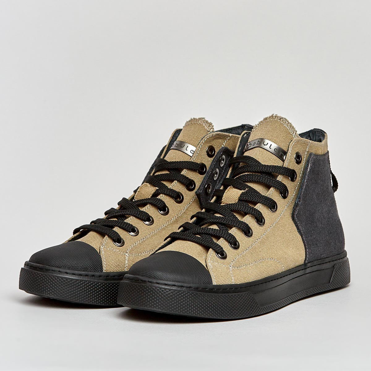 

Кеды из джинсовой ткани Nikitskiy Shoes Major 04 45 коричневый