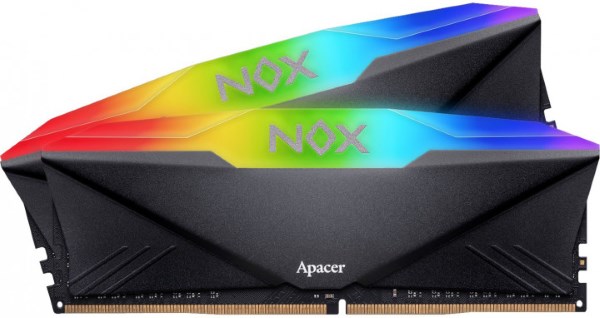 

Пам'ять DDR4 RAM 16GB Apacer 3200MHz PC4-25600 (Kit of 2x8GB) NOX RGB (AH4U16G32C08YNBAA-2)