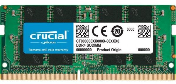 

Пам'ять SoDDR4 8GB Crucial 2666MHz PC4-21300 (CT8G4SFRA266)