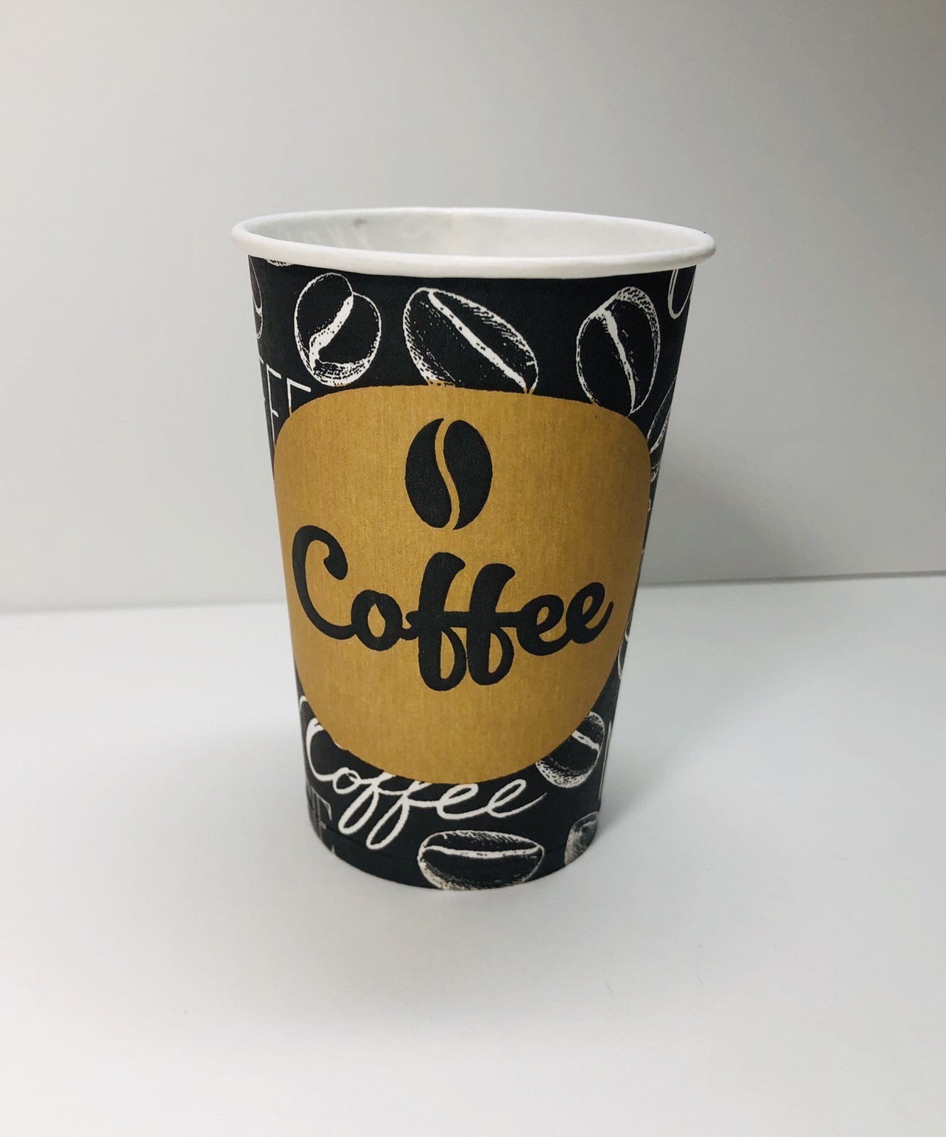 

Стакан бумажный МаунтайнБілд 180 мл "Coffee" черный 2700 штук