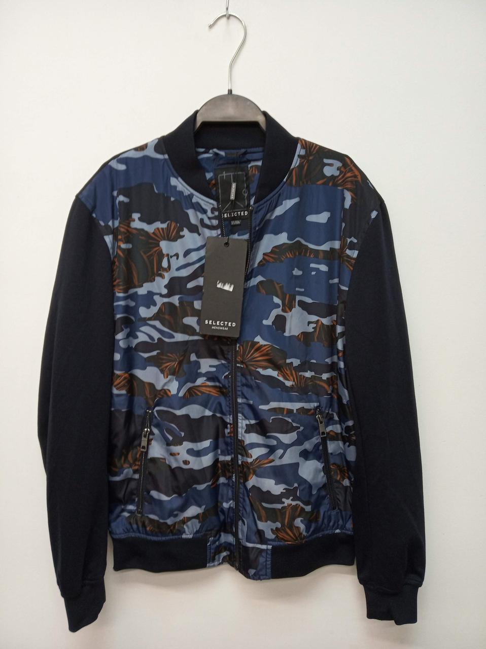 

Стильный мужской весенний бомбер Selected Homme XS синий