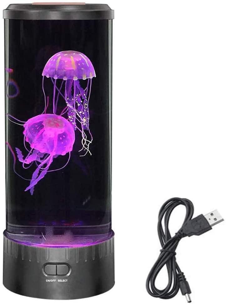 

Лампа ночник LED Jellyfish Mood Lamp со светодиодными медузами 3д ночник