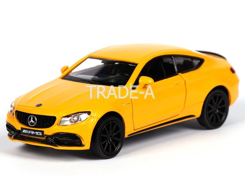 

Машинка RMZ City 554987 Mercedes C 63 S AMG (C205) желтый матовый