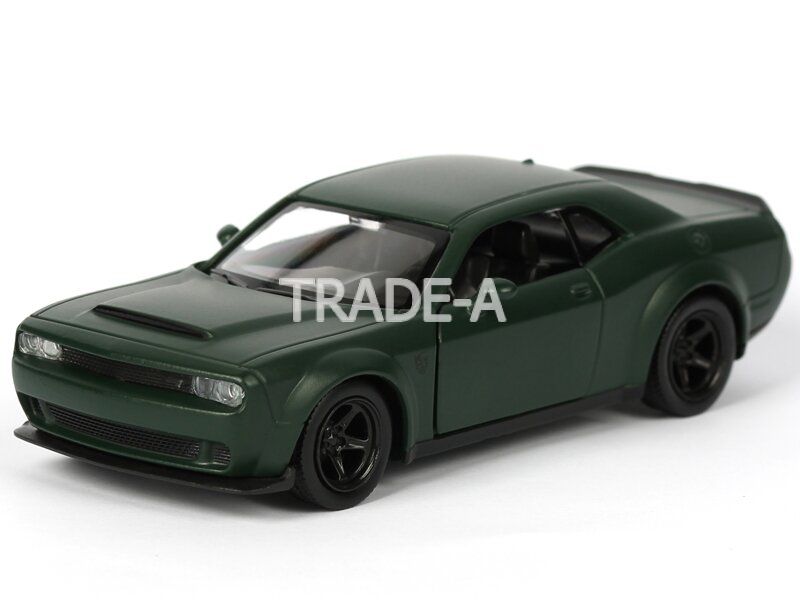 

Машинка RMZ City 554040 Dodge Challenger SRT Demon зеленый матовый