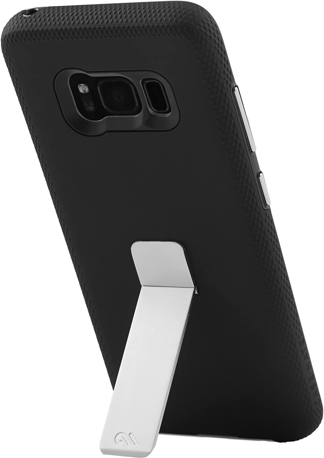 

Противоударный защитный чехол бампер с подставкой Case-Mate Tough Stand для Samsung Galaxy S8 чёрный CM035498