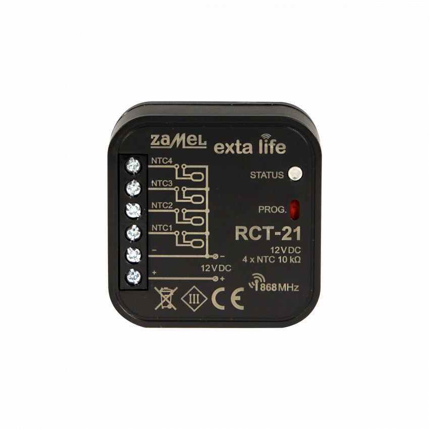 

Беспроводной датчик температуры ZAMEL Exta Life RCT-21