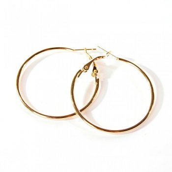 

Серьги кольца золотистые, диаметр 2см, ida34459