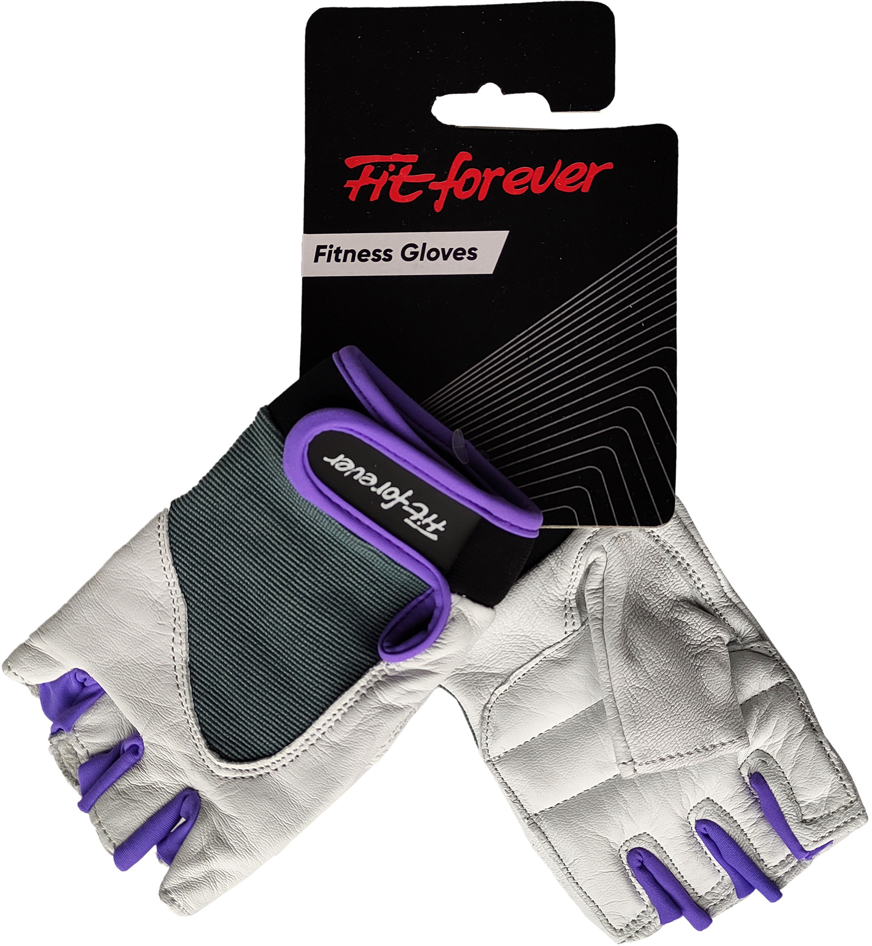 

Перчатки для фитнеса Fit forever True Target S Бело-фиолетовые (AI-04-1440-D_S)