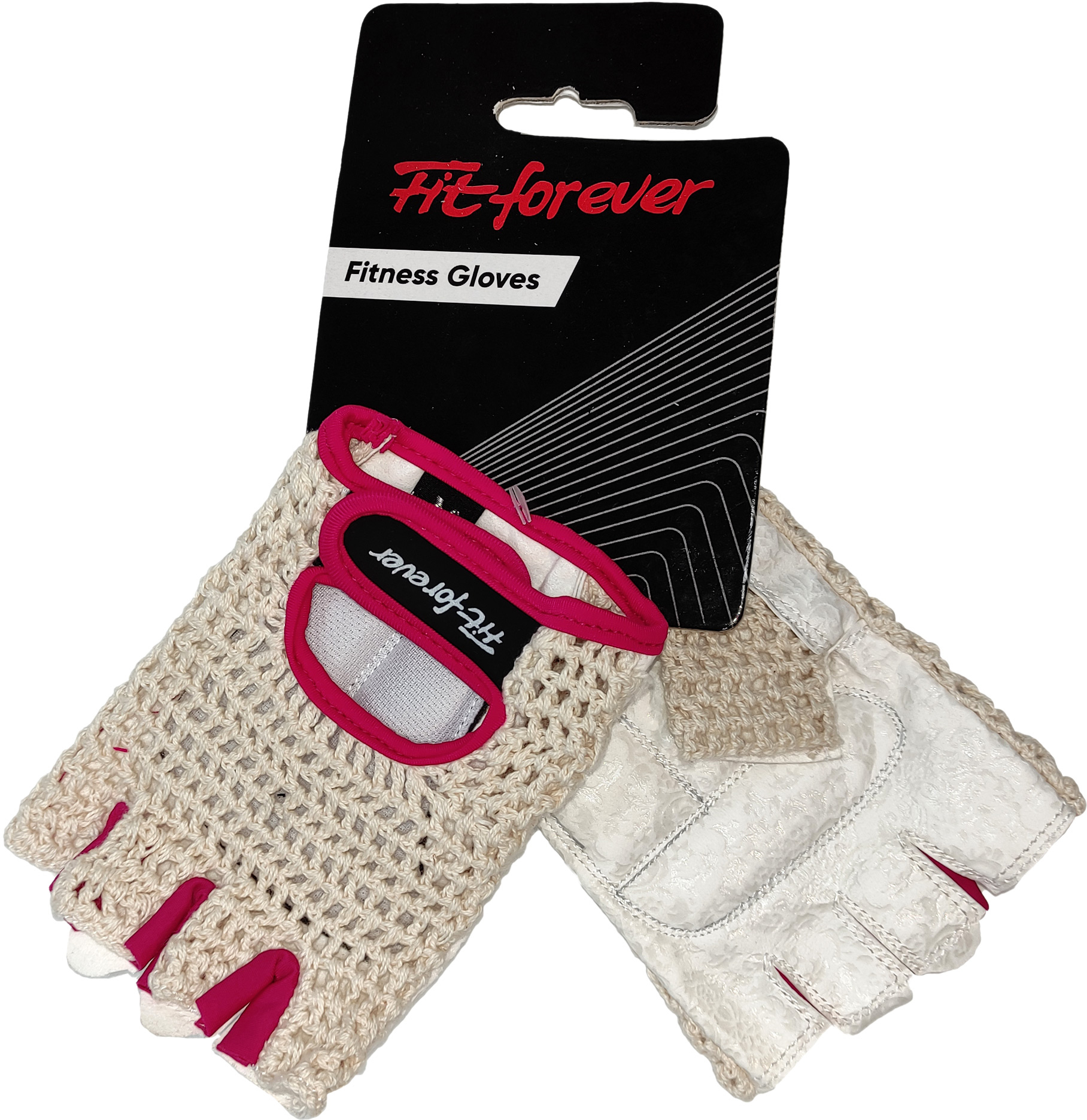 

Перчатки для фитнеса Fit forever Fit Work S Бело-розовые (AI-04-1569-A_S)