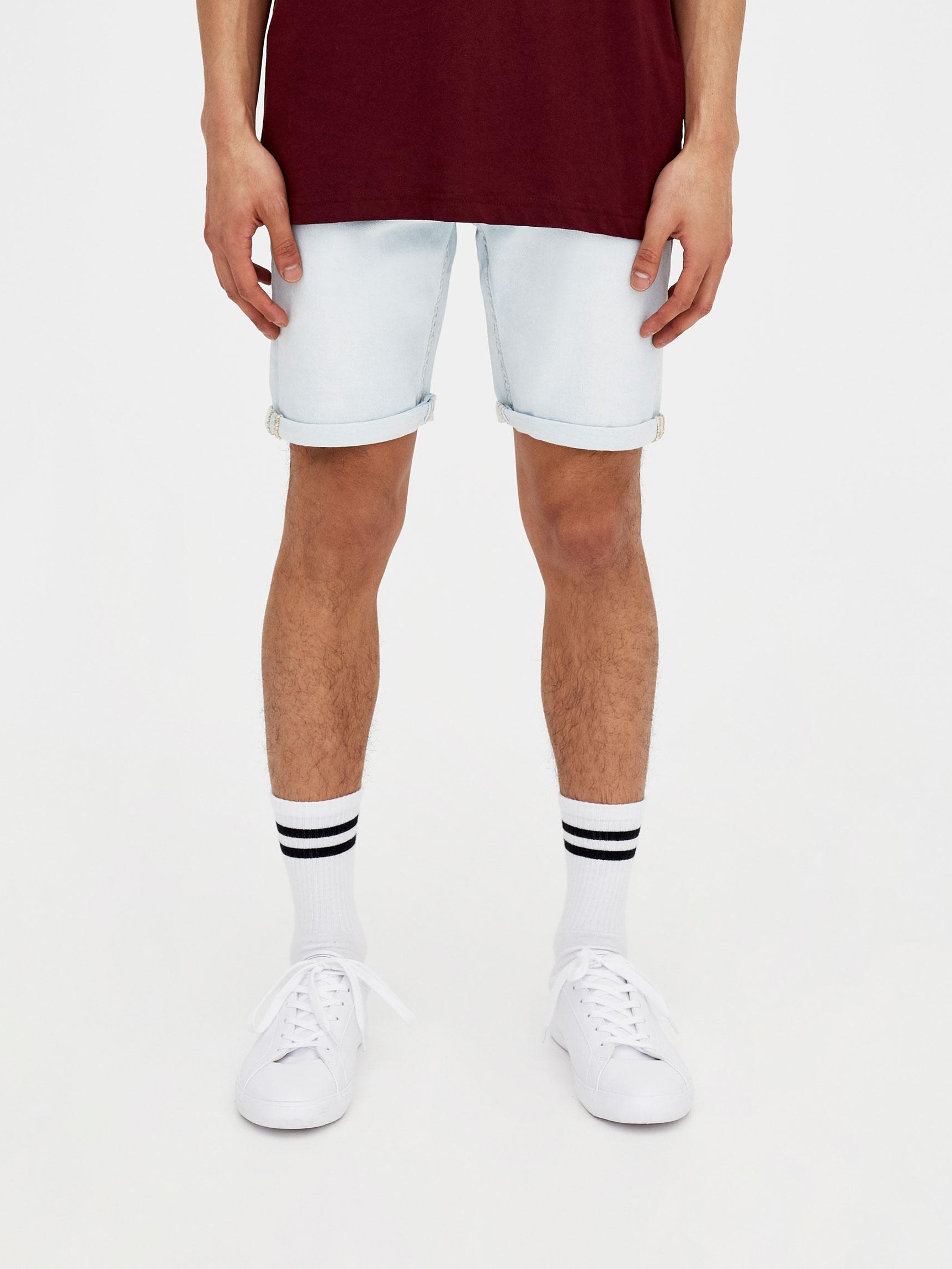 

Шорты Pull & Bear 5697/511/406-ACWM 36 Светло-голубые