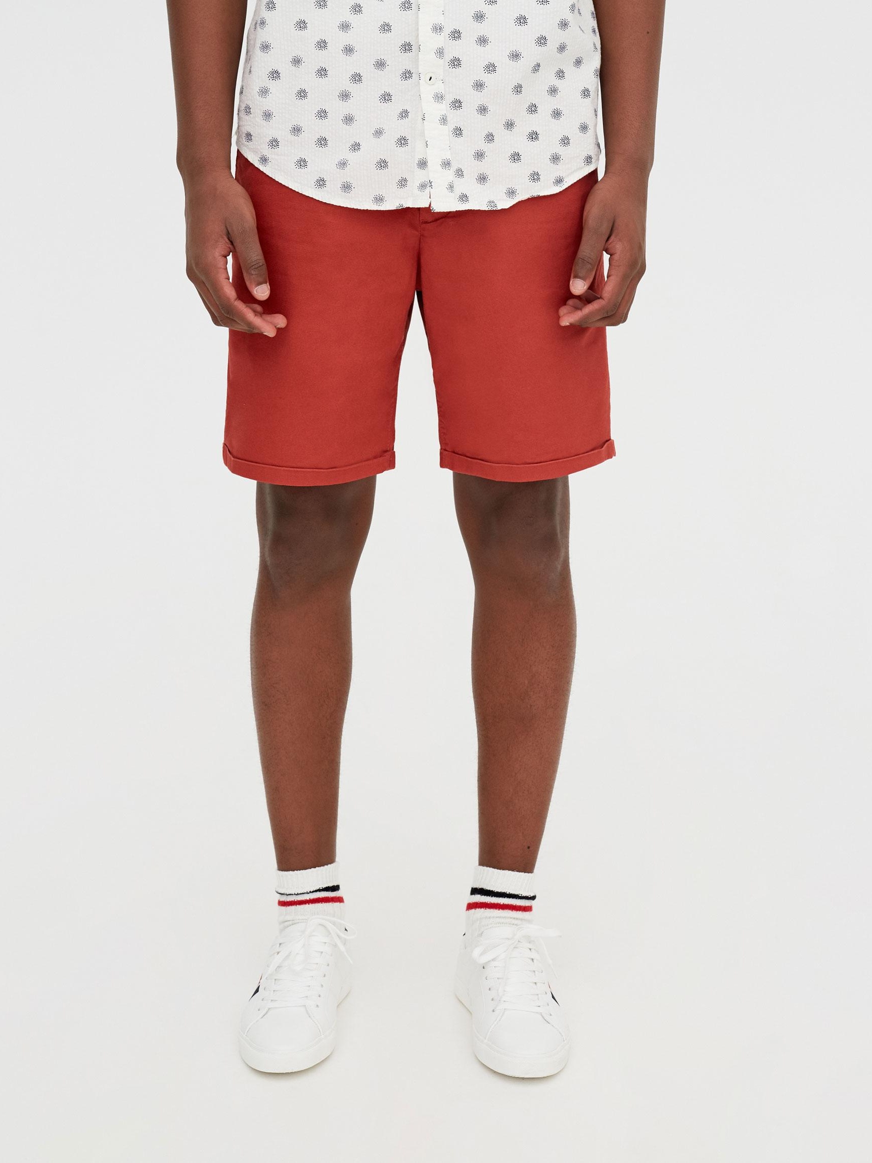 

Шорты Pull & Bear 5696/500/600-ACUE 40 Бледно-красные