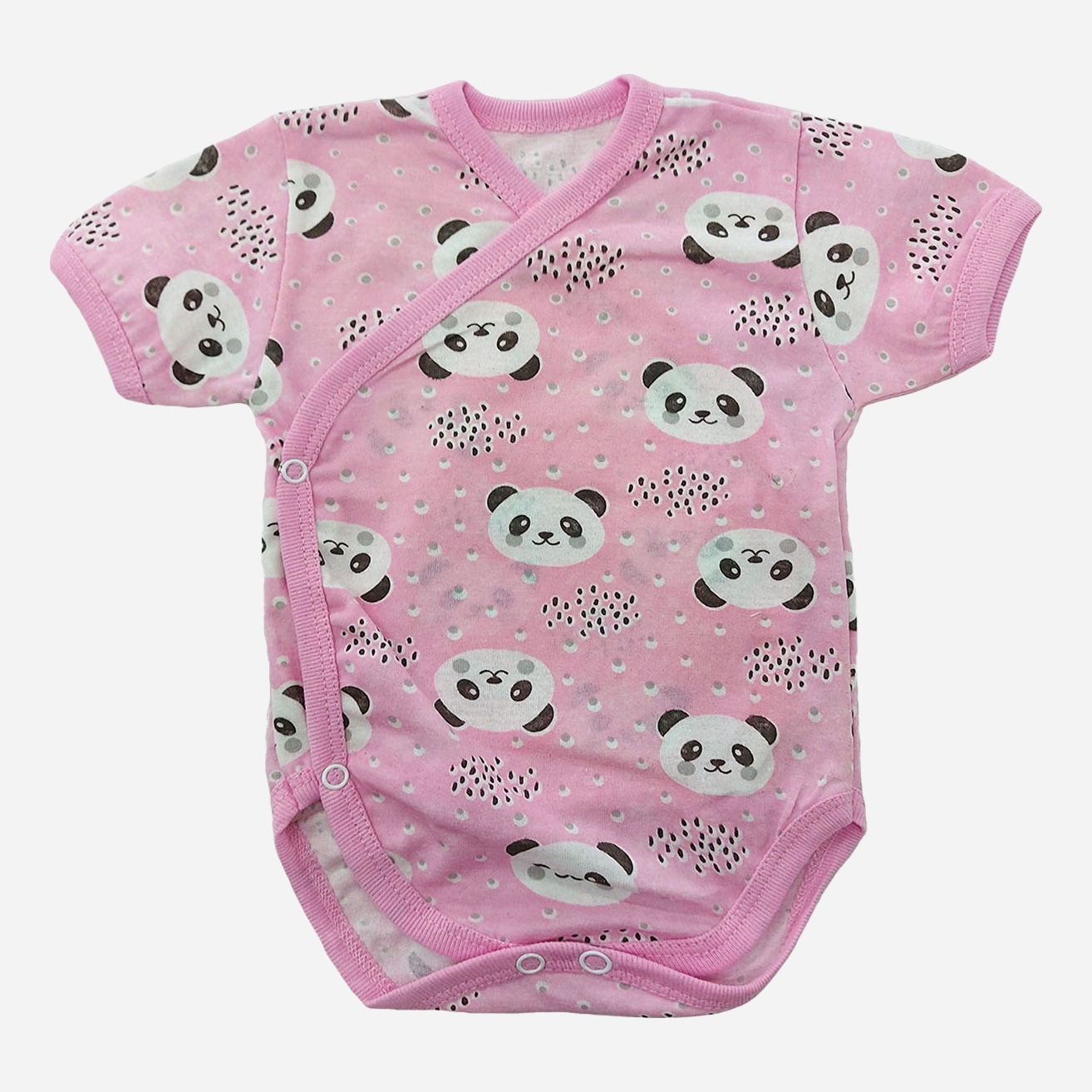 

Боди-футболка Малыш style БД-02 62-68 см Розовый/Панда