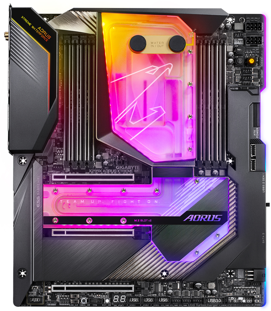 

Материнская плата Gigabyte X299X Aorus Xtreme Waterforce (s2066, Intel X299, PCI-Ex16)