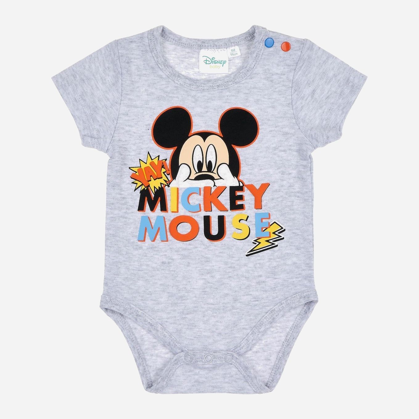

Боди-футболка Disney 4052384299057 92 см Светло-серое