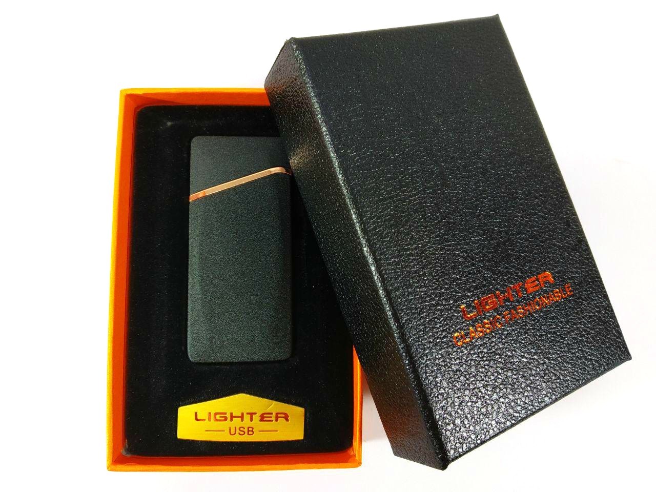 

Спиральная электрическая зажигалка, сенсорная microusb Lighter 110 Черная