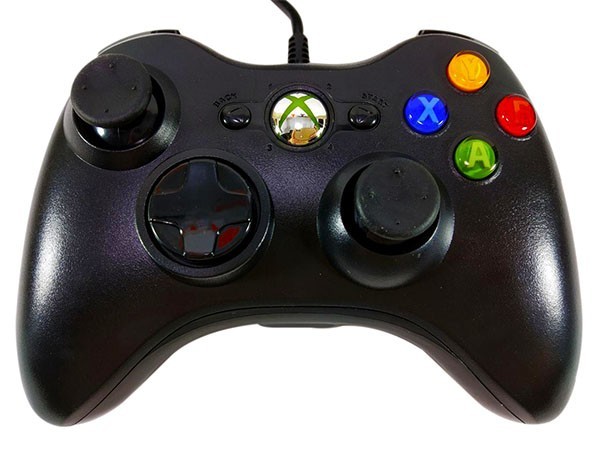 

Проводной игровой джойстик для приставки Xbox 360 и ПК Controller ODI Черный