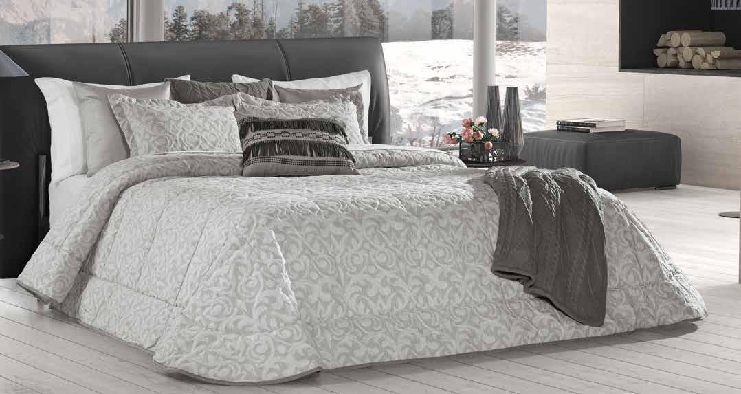 

Покрывало Leiper MARTA cinza 250x260 серое