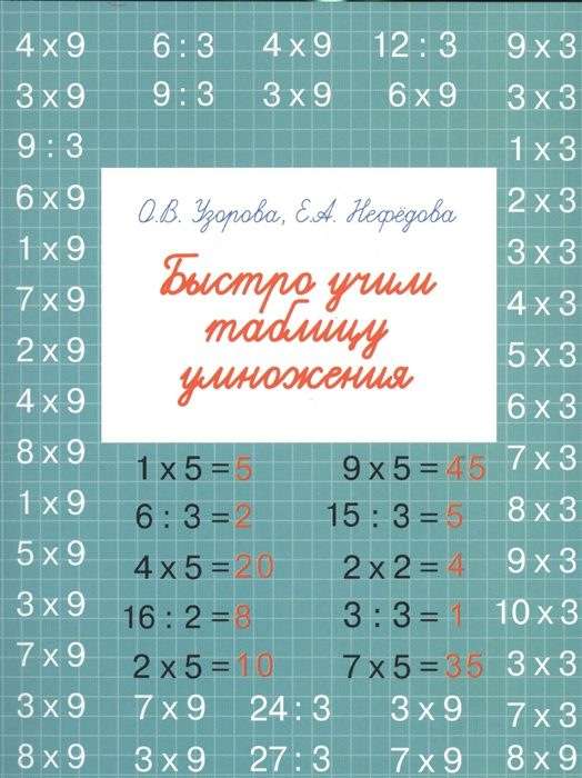 

Быстро учим таблицу умножения. Учебное пособие