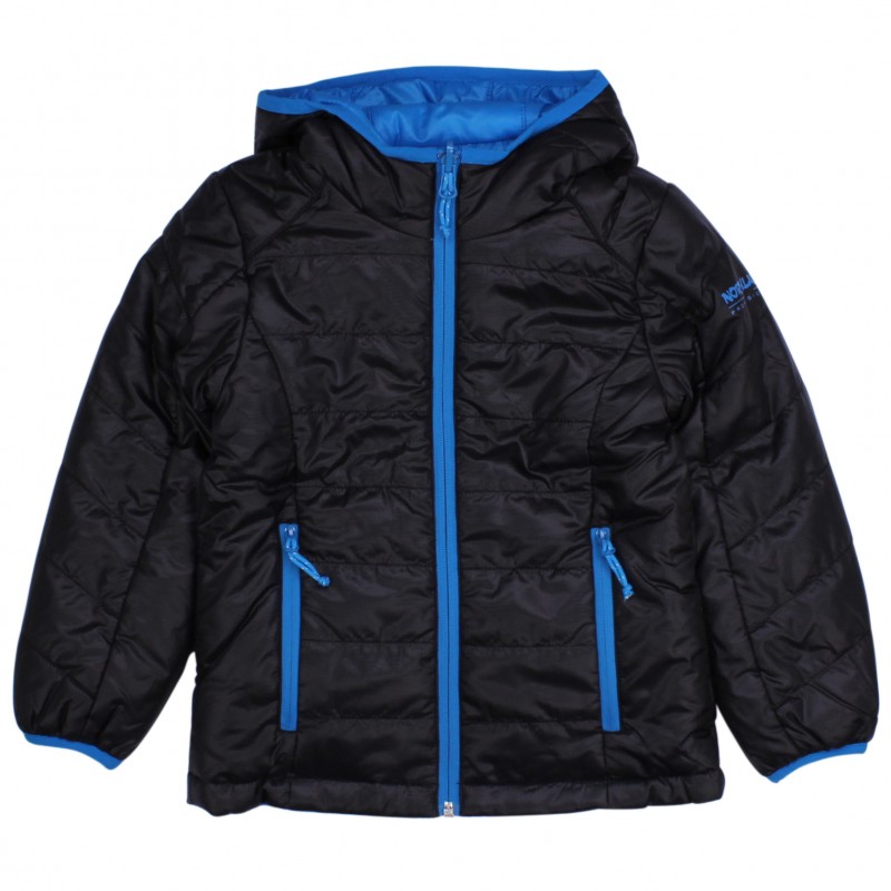 

Куртка стеганная MICKY REV HOOD JACKET SMU Northland 100172 116 Черный Синий