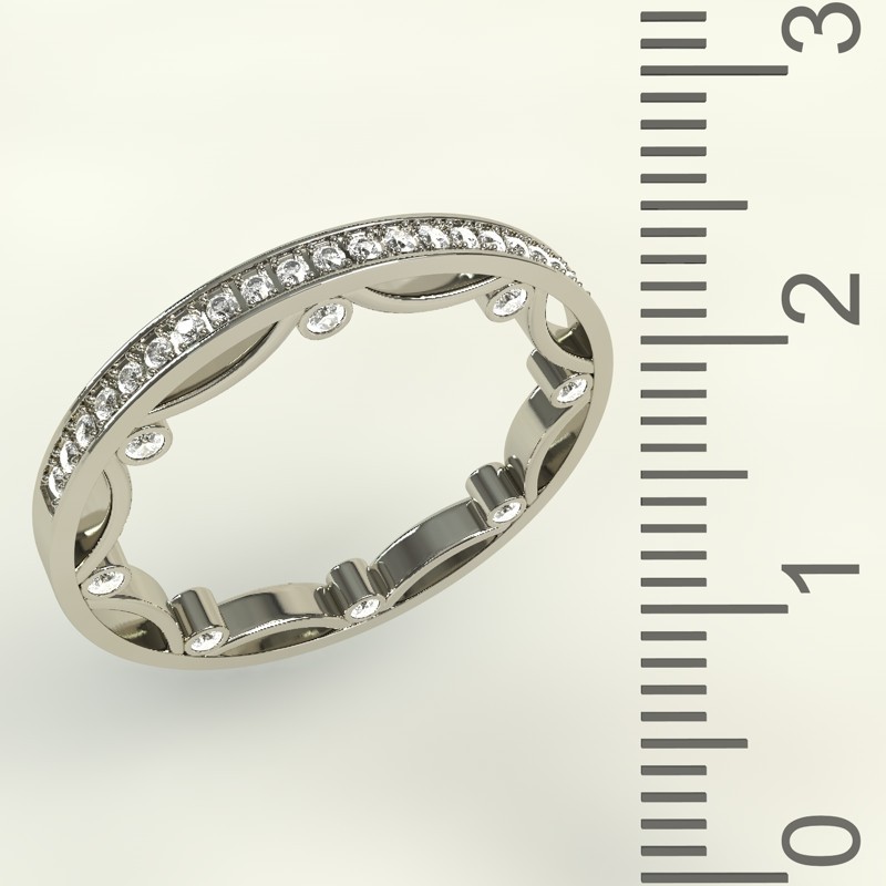 

Золотое кольцо с бриллиантами 529-1B335 0,25карат Размер16,5