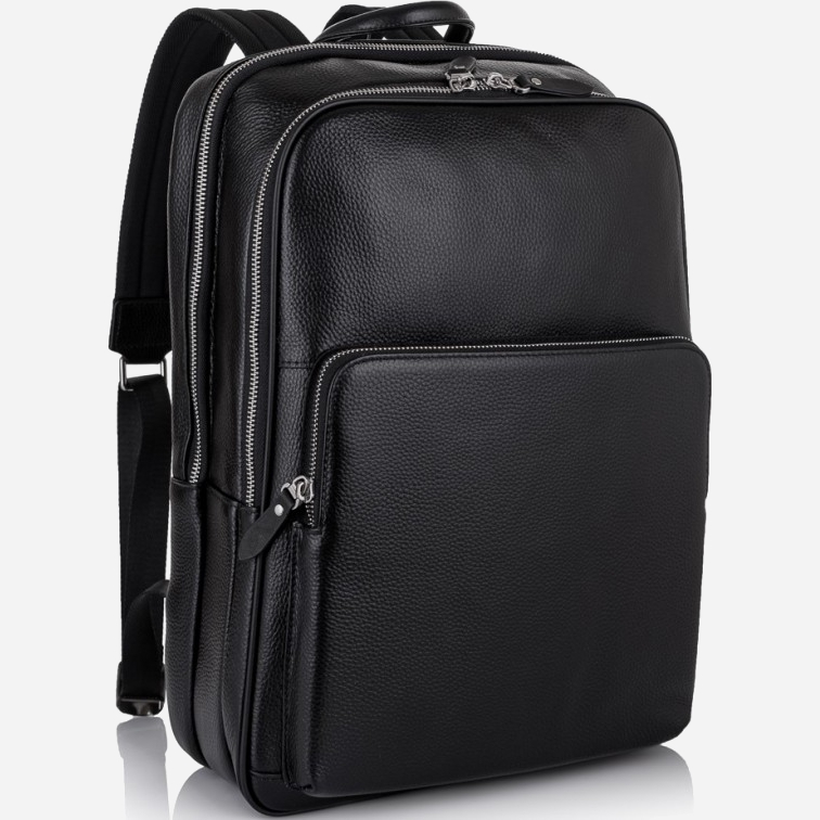 

Мужской рюкзак кожаный Tiding Bag NM11-184A Черный