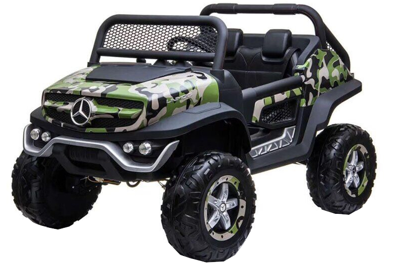 

Электромобиль Kidsauto Багги Mercedes-Benz Unimog 4х4 Двухместный Green Camo (Unimog)