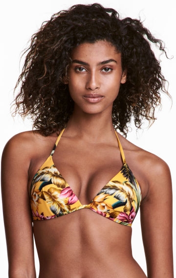 

Верхняя часть купальника H&M hml09300254 32 B60 Желтая