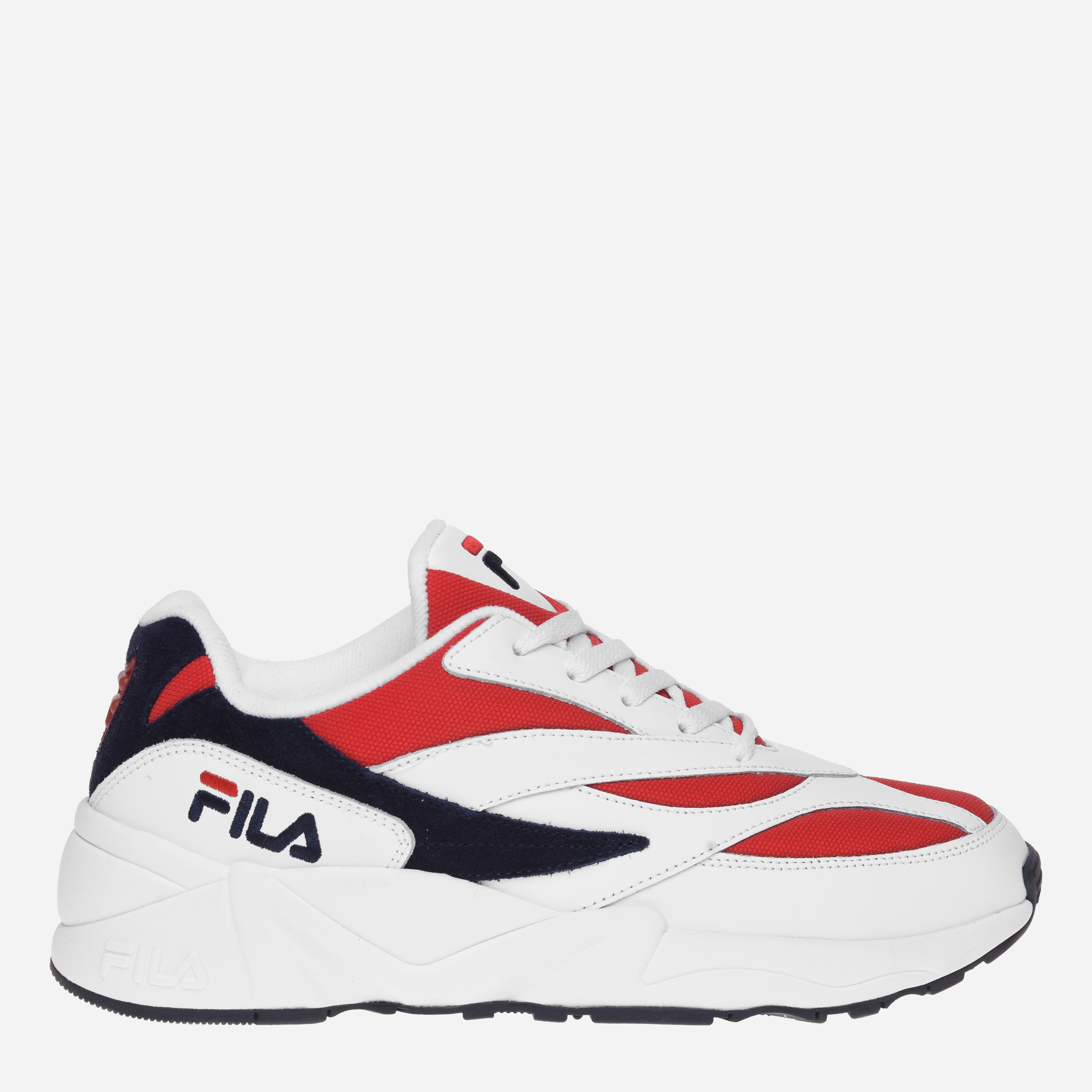 

Кроссовки Fila V94m Men's Low 1RM00584-616 42 (9) 27 см Красные с белым и синим