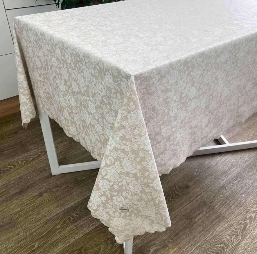 

Скатерть Прованс Simfoni White Rose 180х136