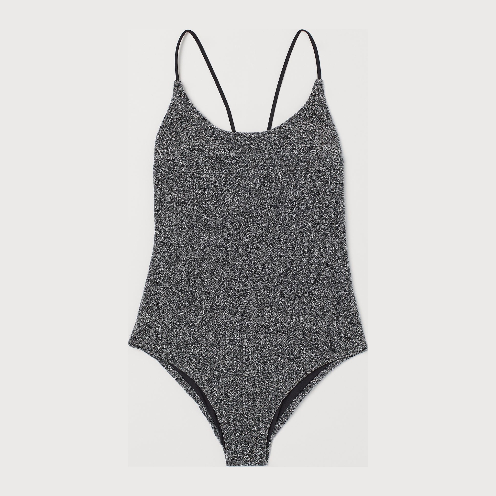 

Купальник слитный женский H&M 2312-7847830 38 Серебристый