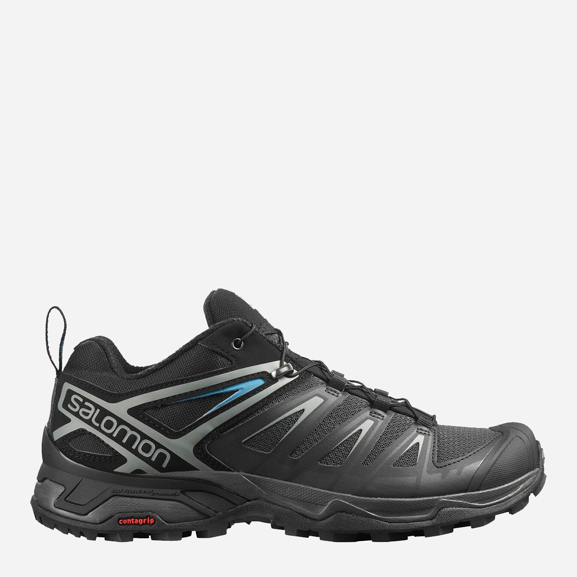 

Кроссовки Salomon X Ultra 3 L40286200 44.5 28.5 см Черные/Серый/Голубой